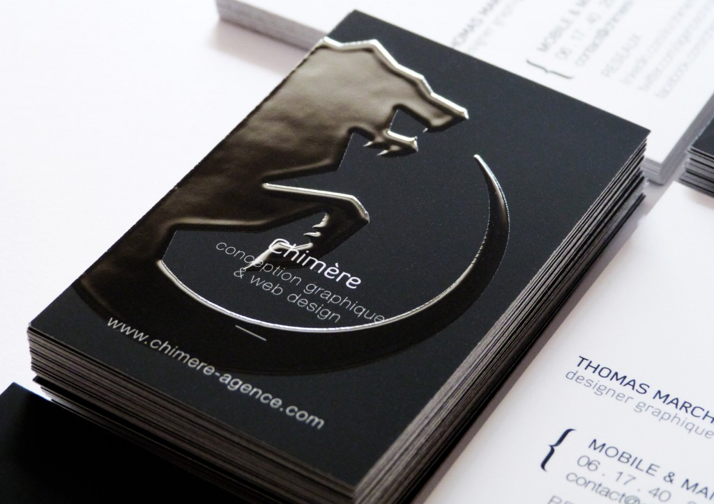 carte de visite soft touch